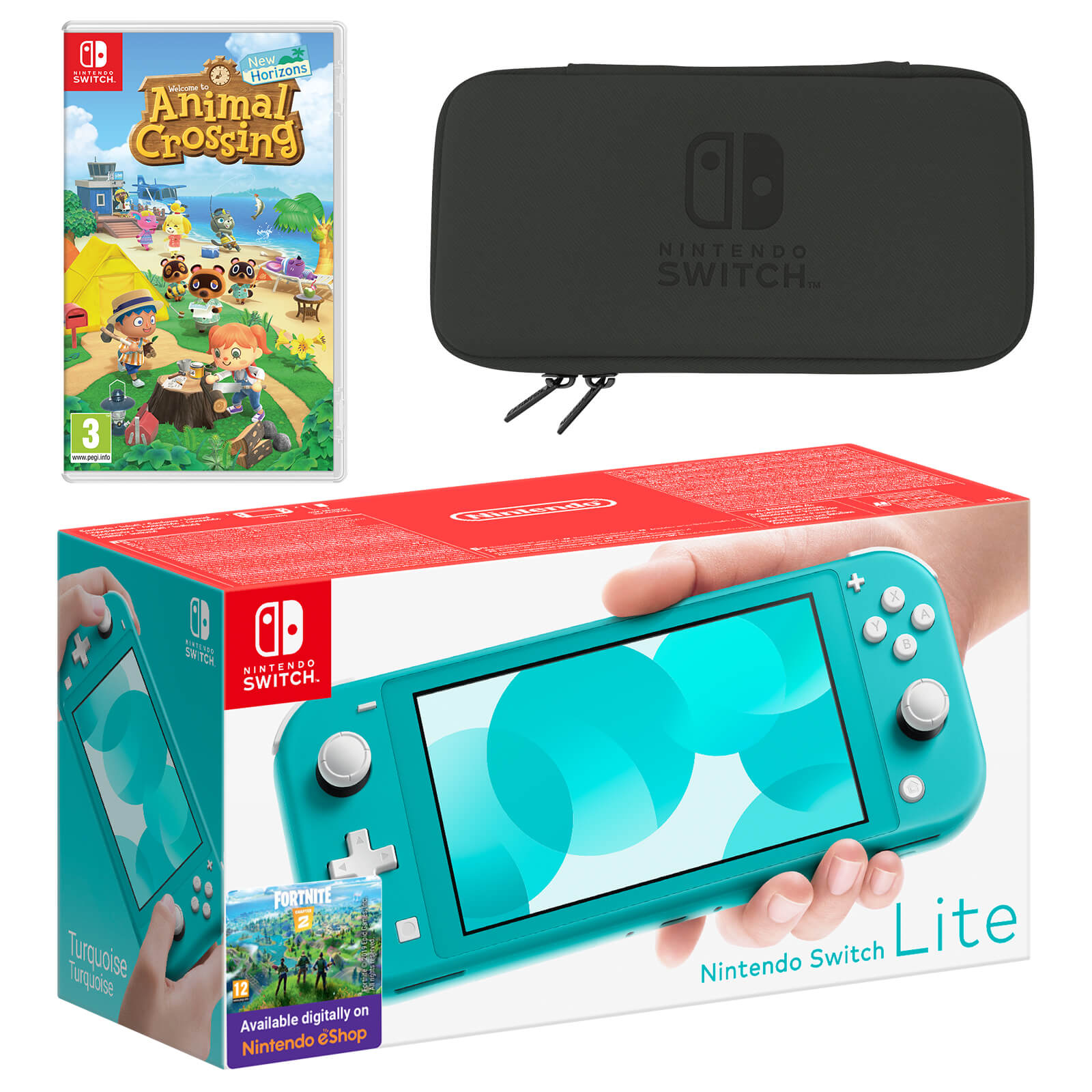 Nintendo Switch Lite Turquoise Animal Crossing New Horizons Pack Nintendo Official Uk Store
