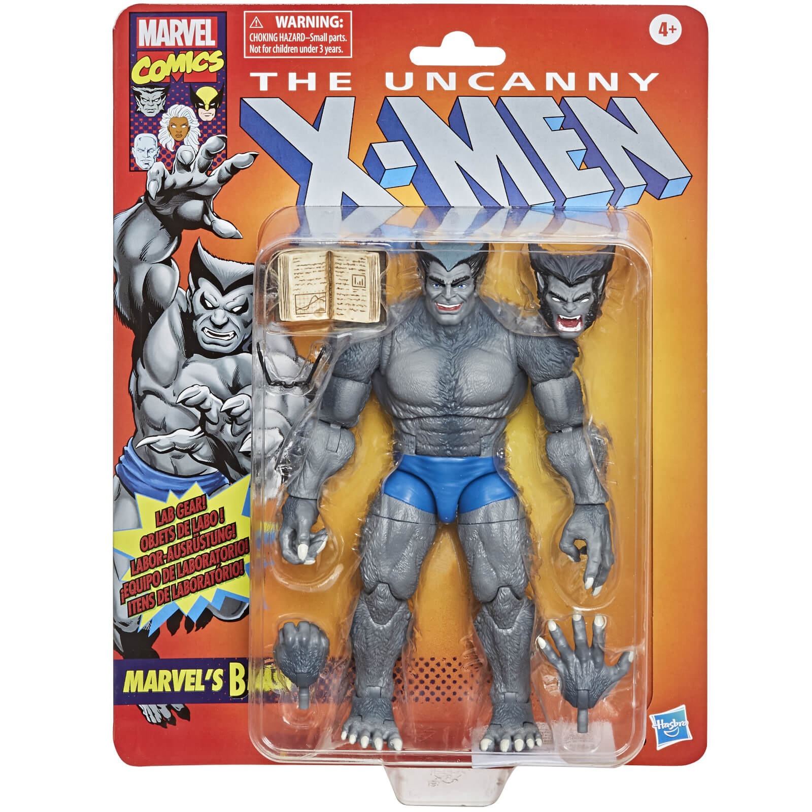 Hasbro Marvel Legends 6 Inch Marvel S X Men Beast Vintage Collection Action Figure Merchandise Zavvi Uk