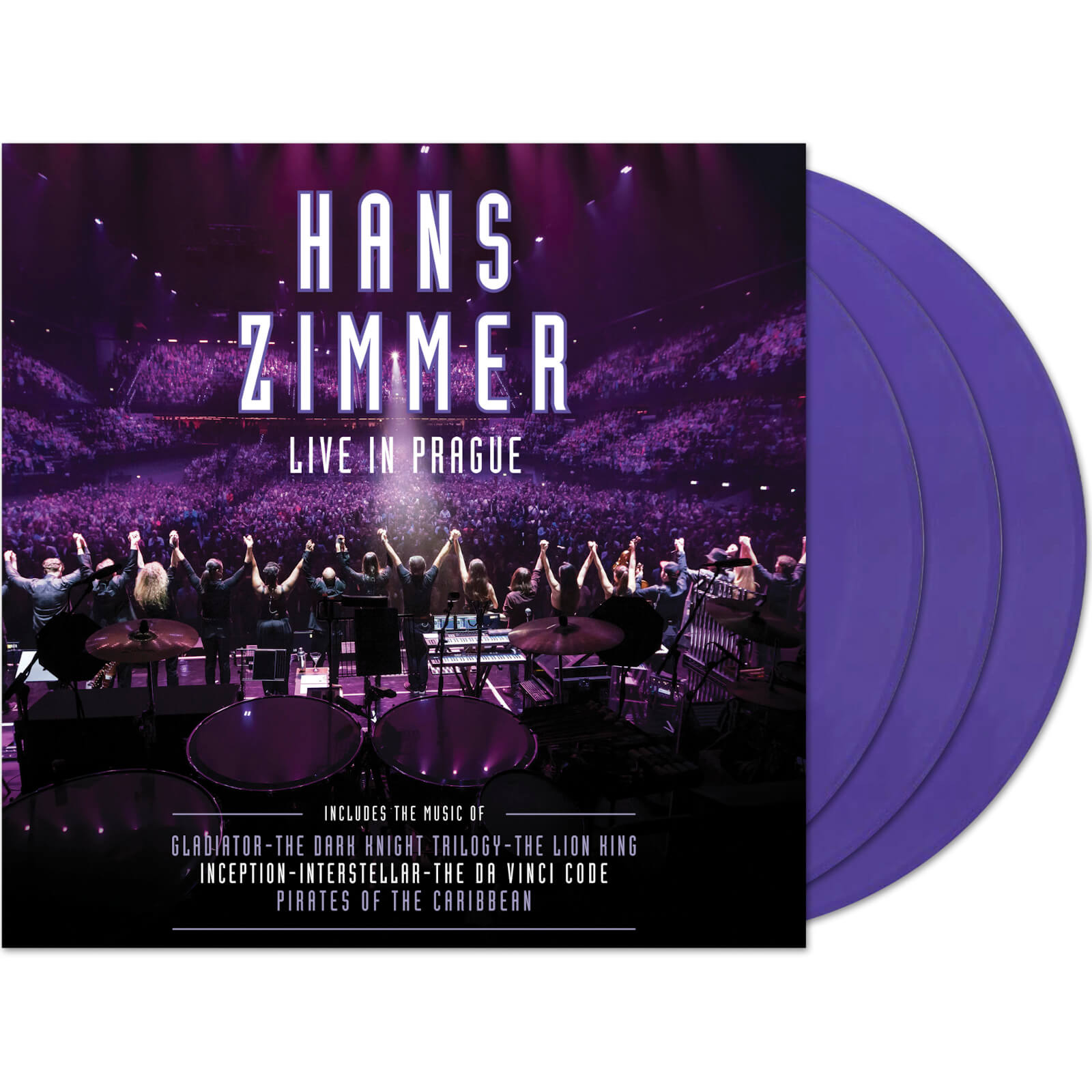 Hans Zimmer Live In Prague 4x Purple Lp Merchandise Zavvi Us