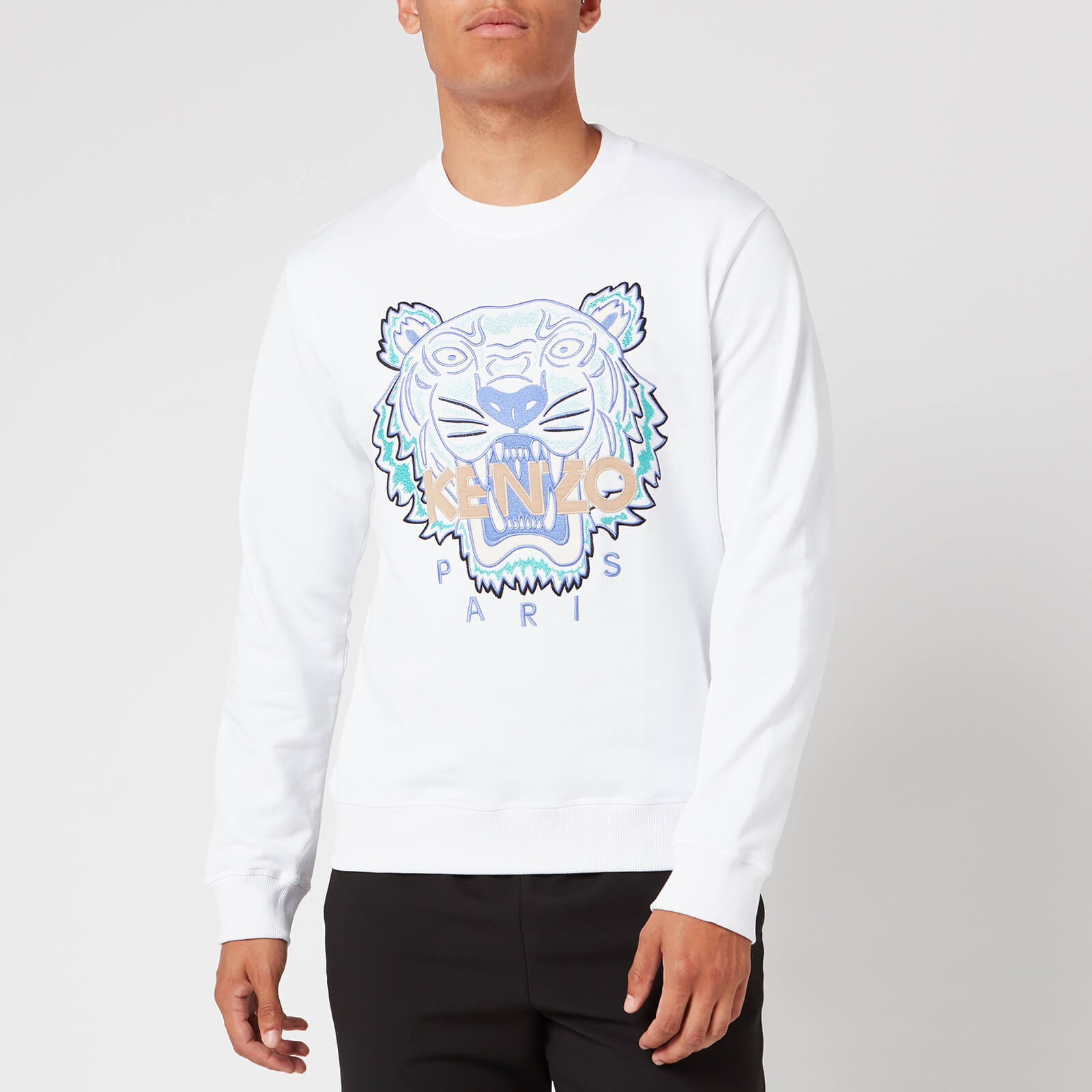 kenzo tiger sweatshirt white