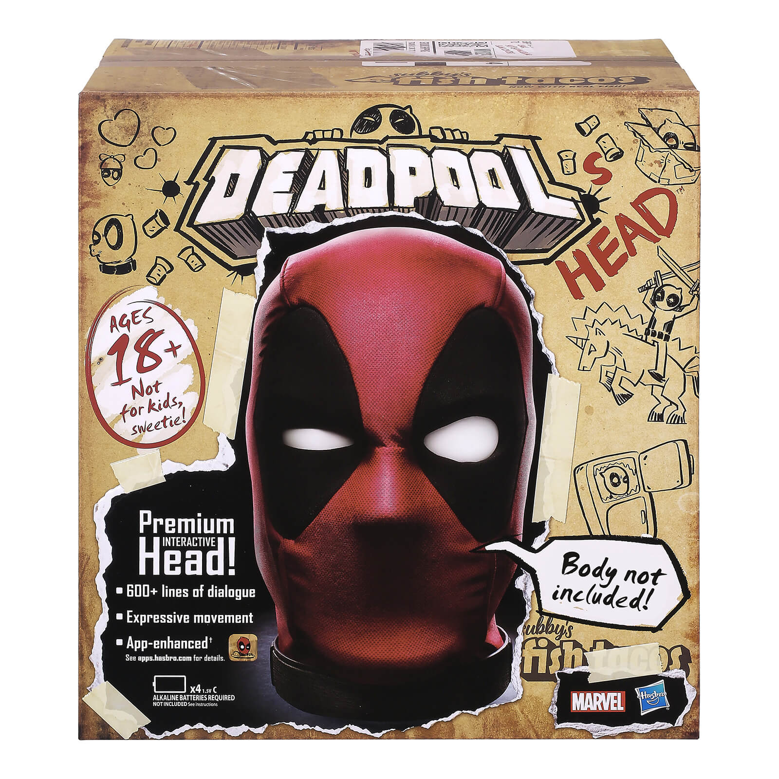 Marvel Legends Deadpools Interaktiver Premium Kopf Merchandise Zavvi De