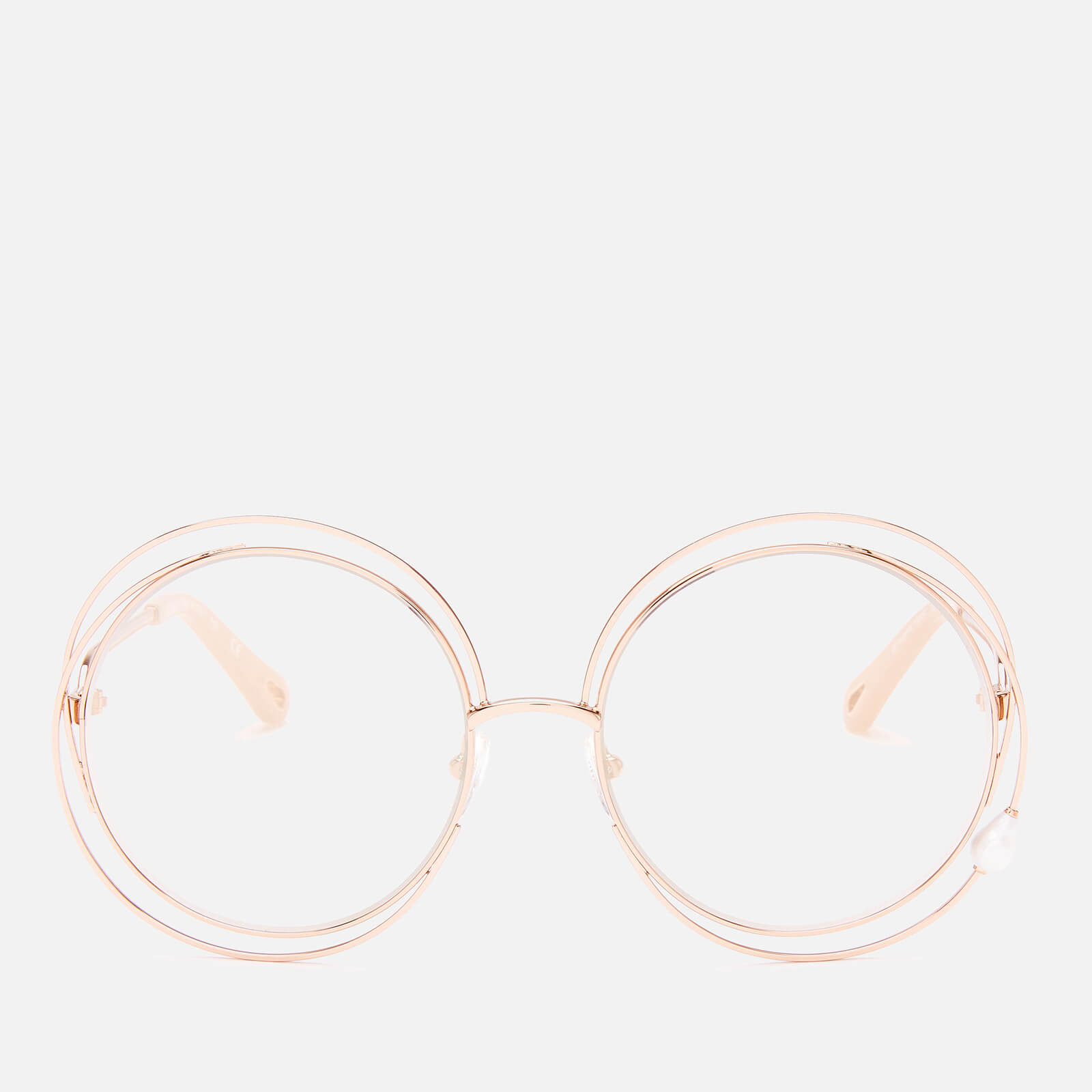 rose gold circle glasses