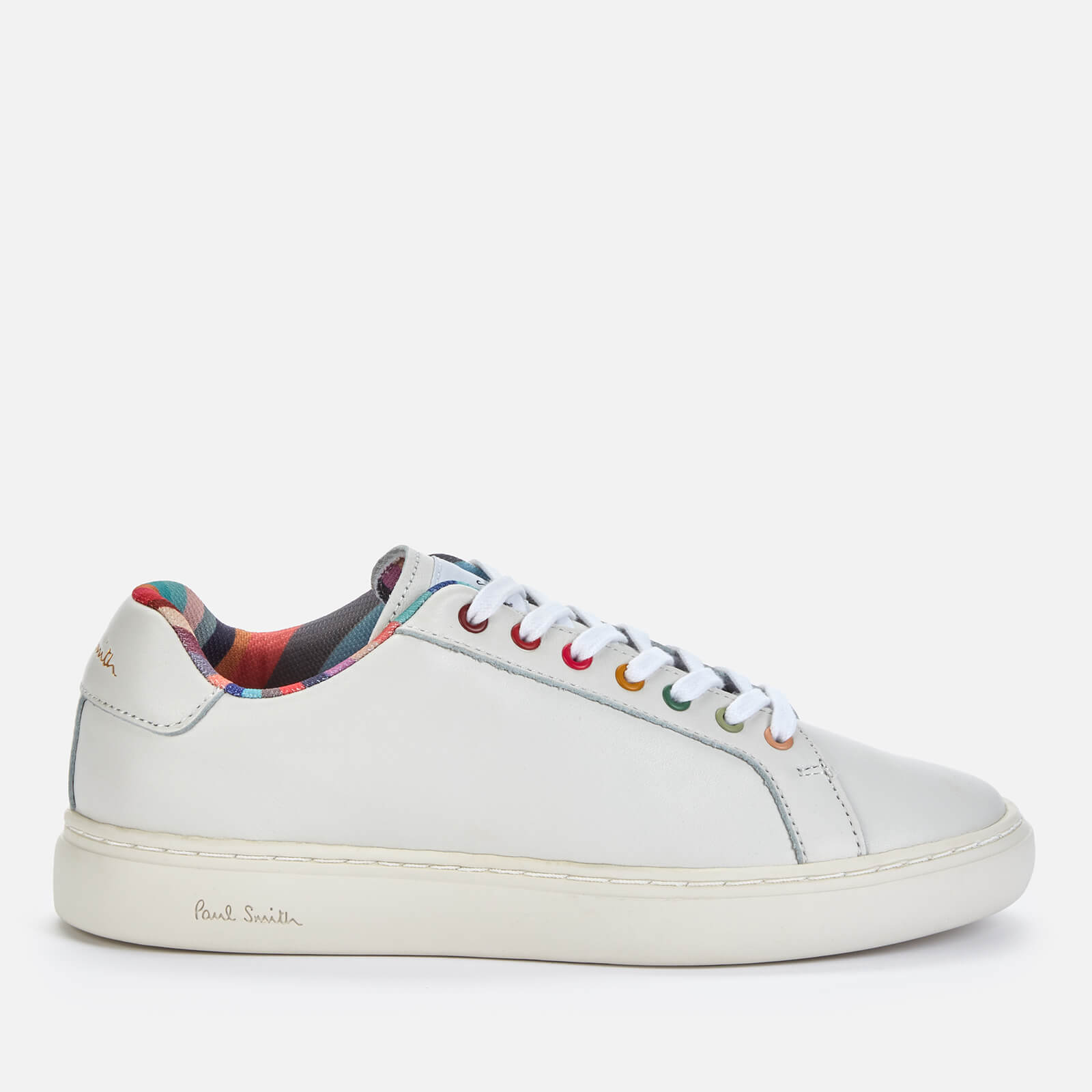 Lapin Leather Low Top Trainers - White 