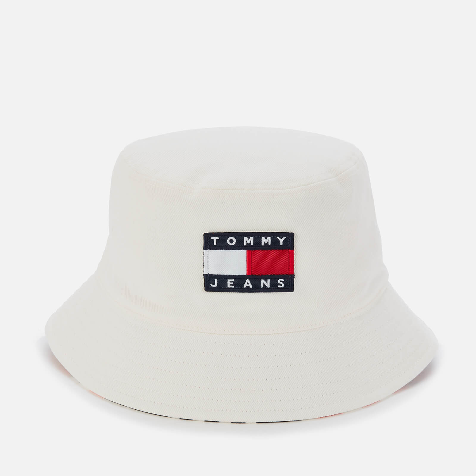white denim bucket hat