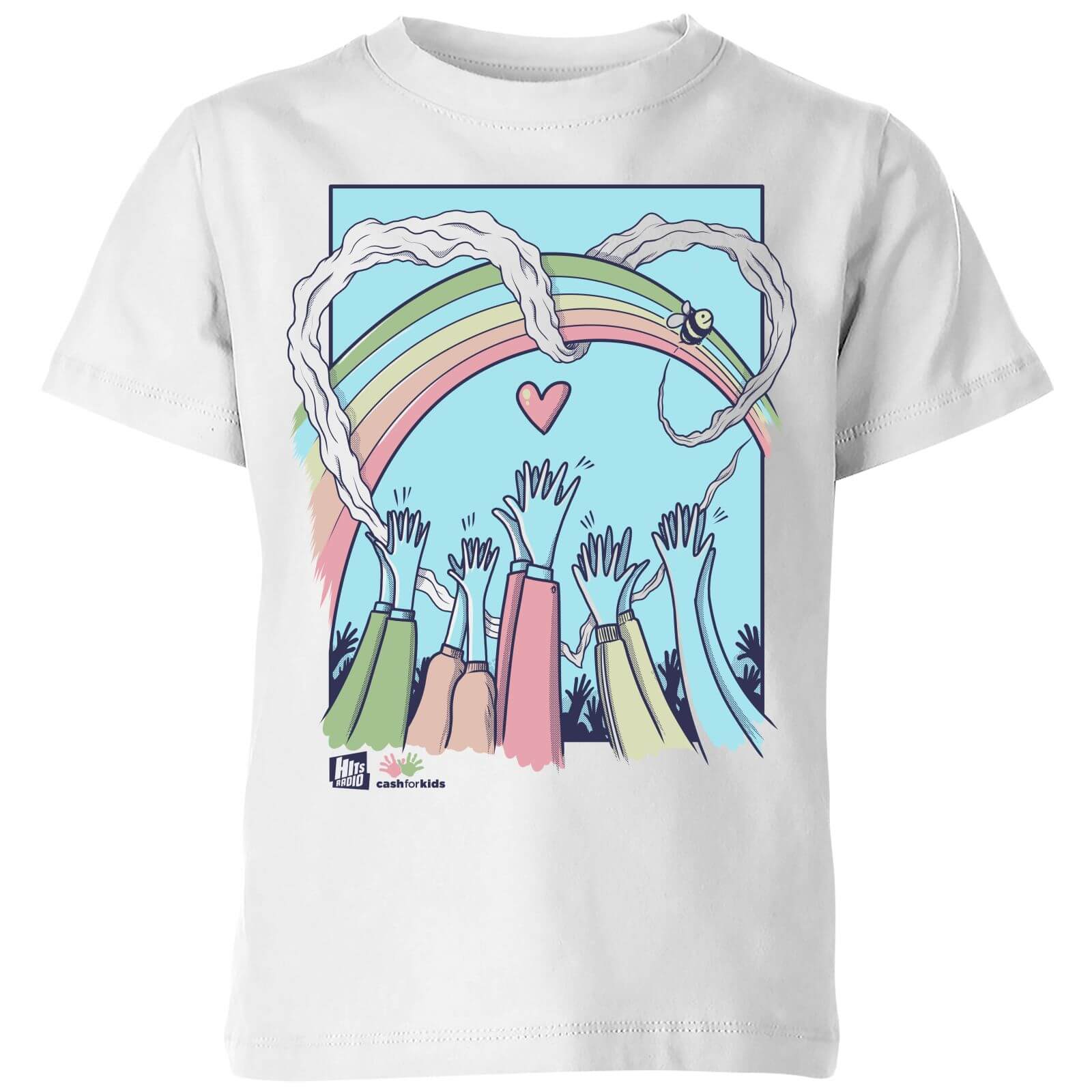 Cash For Kids Charity Kids T Shirt White Clothing Zavvi Uk