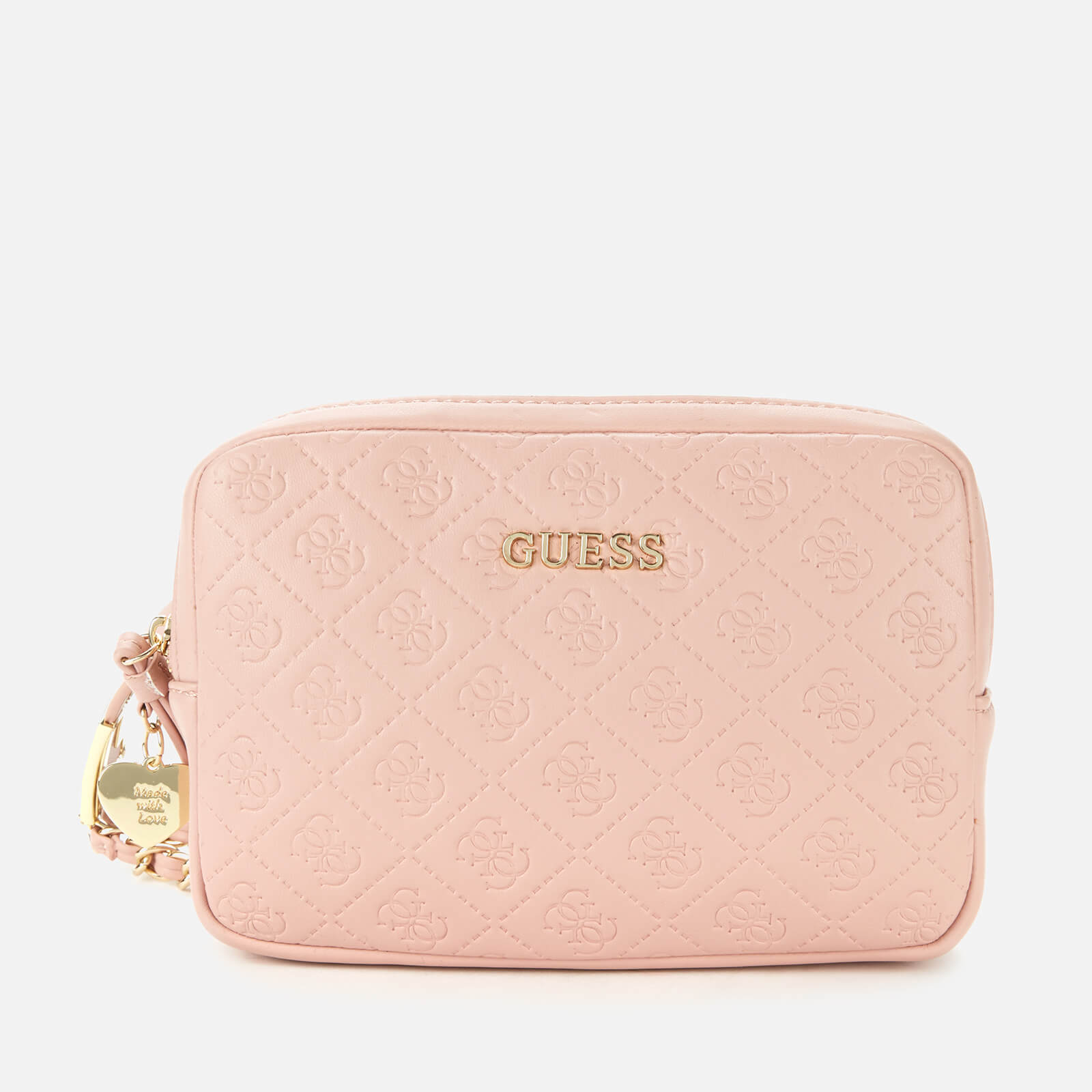 guess pink belt bag