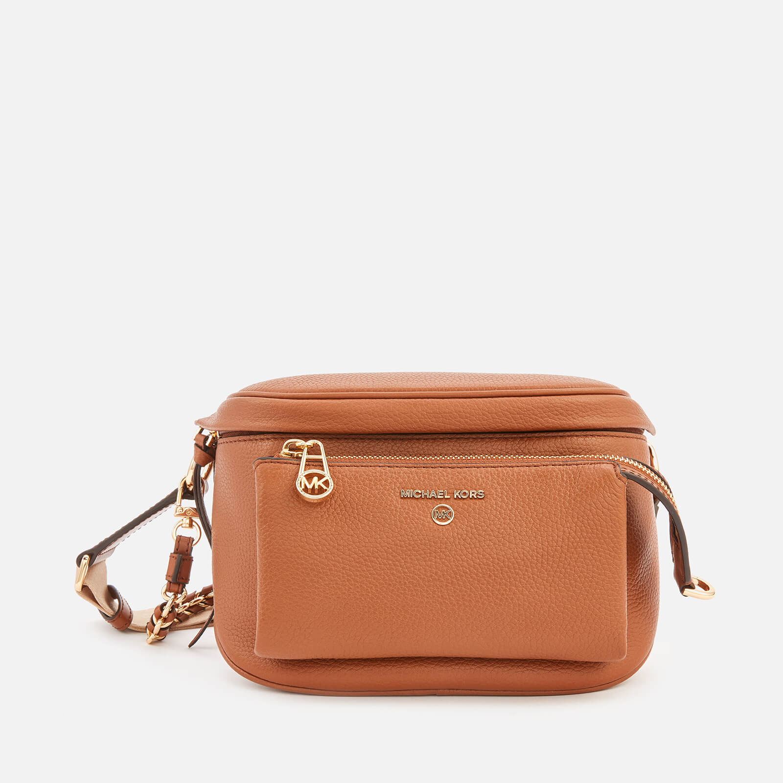 michael kors gold sling bag
