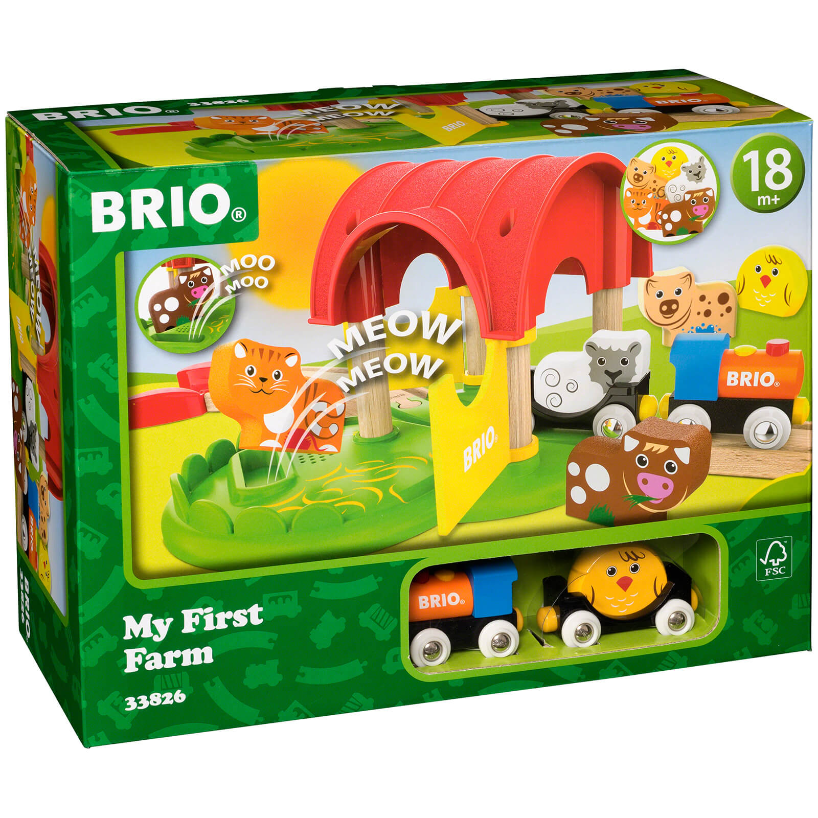 brio my first railway farm