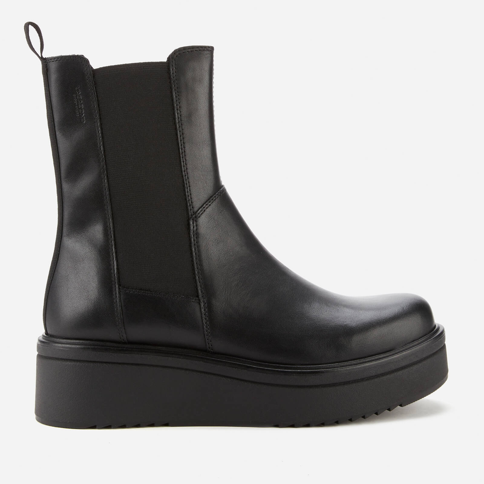 Vagabond Women S Tara Leather Chunky Chelsea Boots Black Womens Footwear Thehut Com