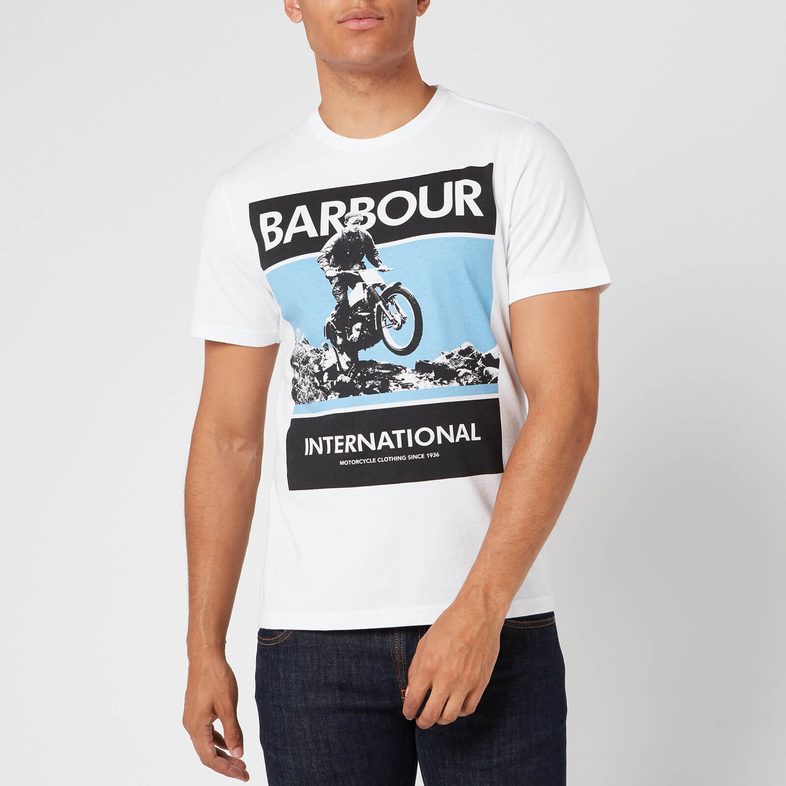 barbour motorcycle t shirt