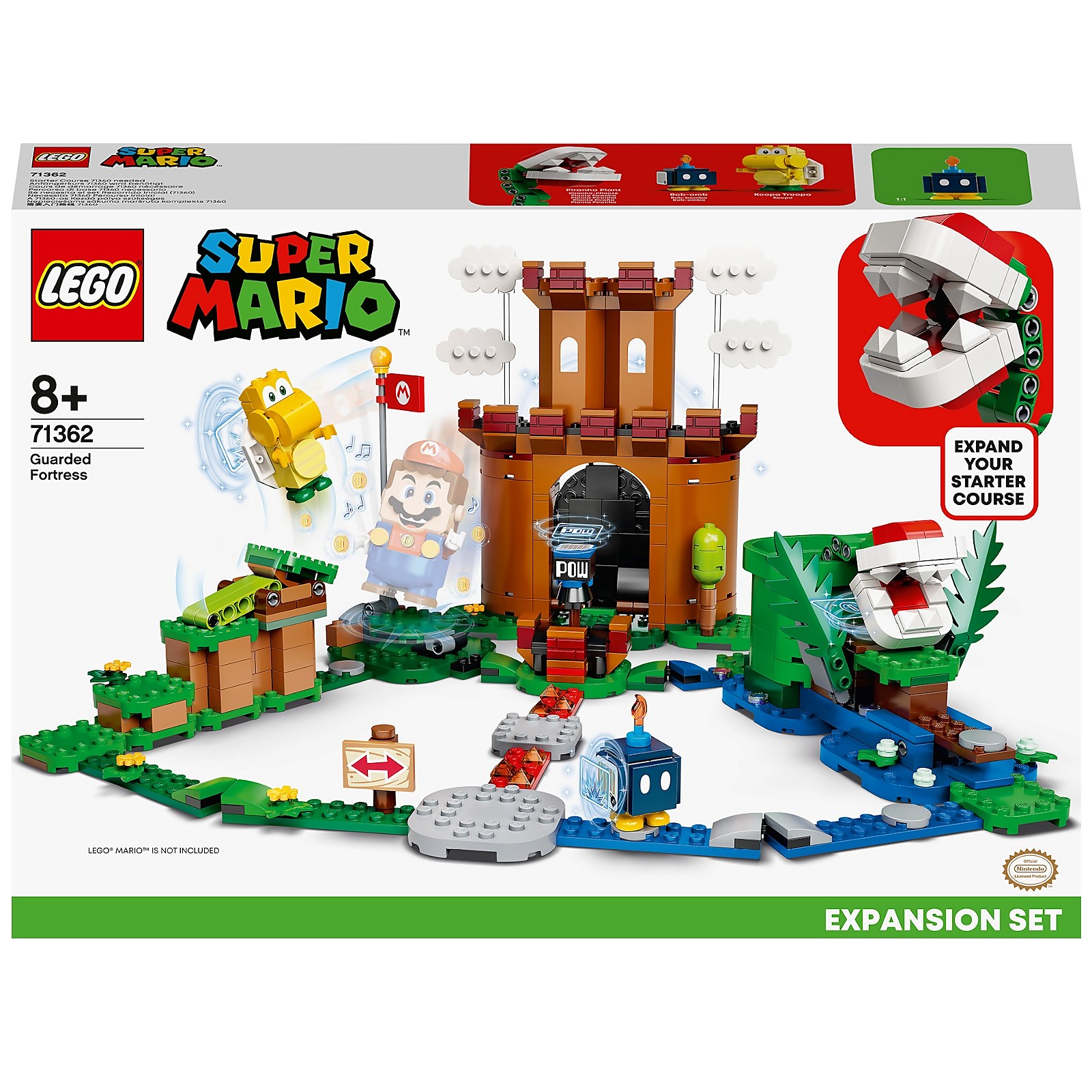 Lego Super Mario Guarded Fortress Expansion Set 71362 Iwoot Uk