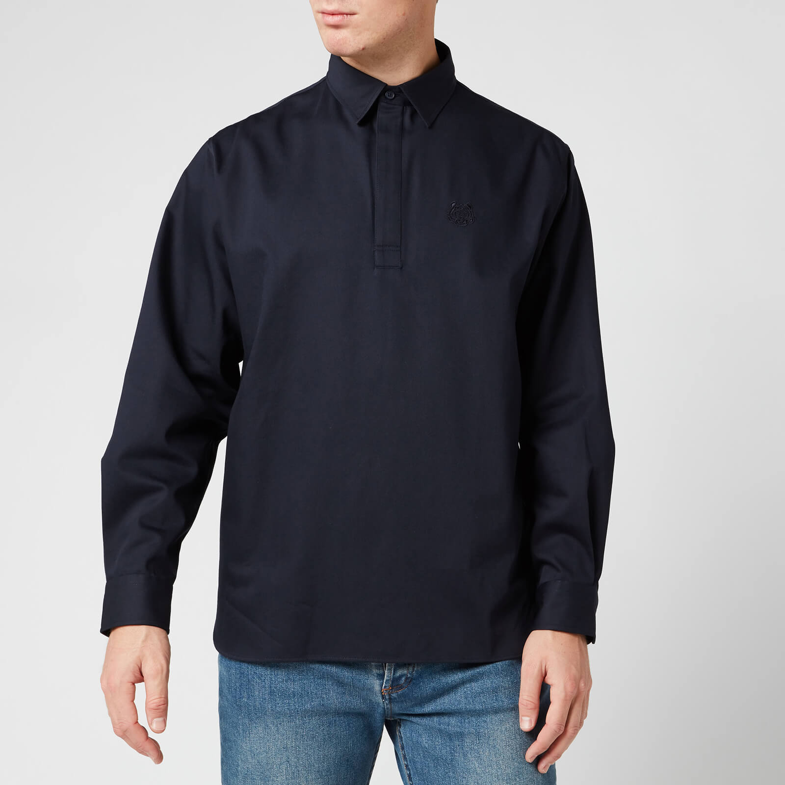 men's kenzo long sleeve polo