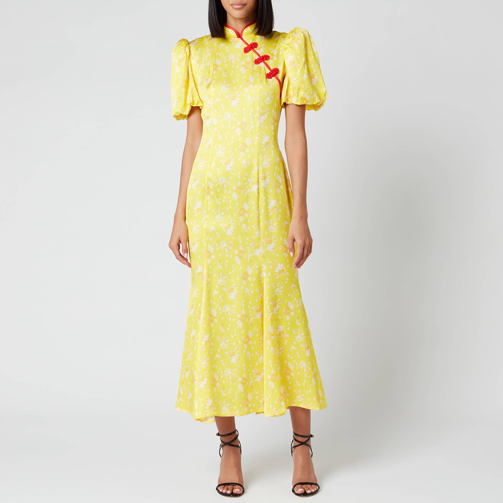 yellow rose dress