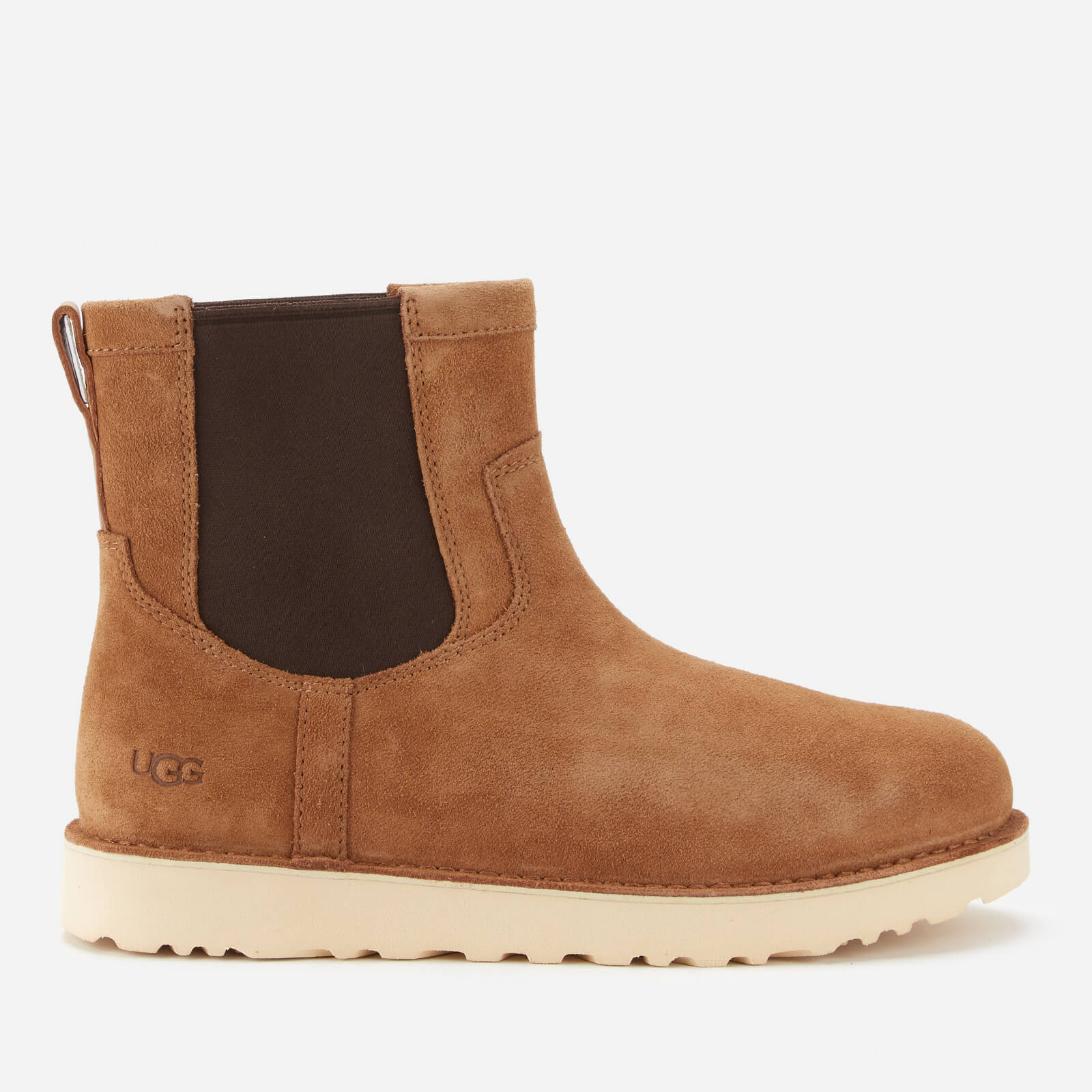 chestnut suede chelsea boots