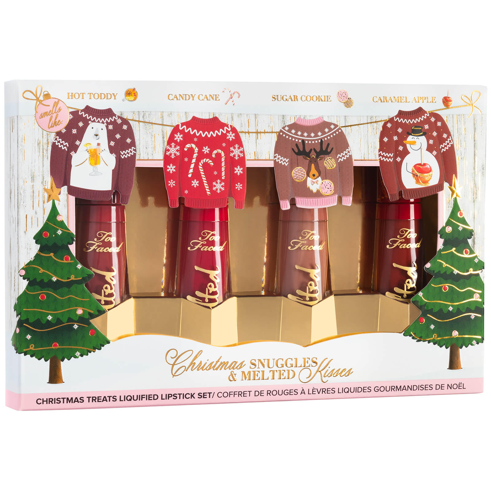 Too Faced Christmas Snuggles And Melted Kisses Worth 34 29 Lookfantastic