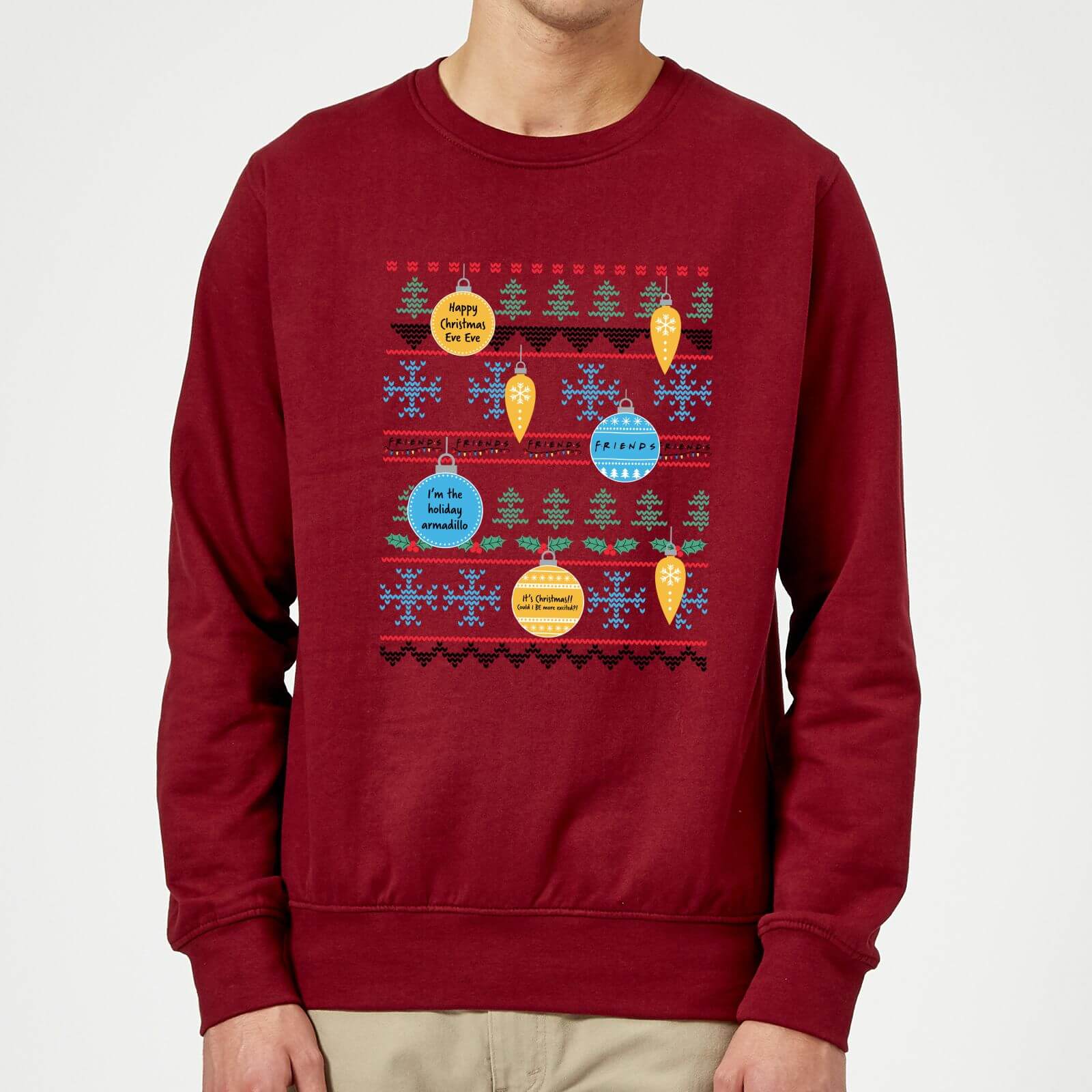 Friends Bulbuls Sweatshirt Burgundy Clothing Zavvi Uk