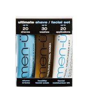 men-ü Ultimate Shave Facial Set - 15ml (3 Products)