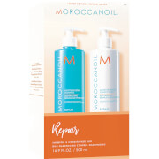 Moroccanoil Moisture Repair Shampoo & Conditioner Duo (2x500ml) (Worth £69.40)