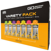 Science in Sport 7 Pack Variety Isotonic Gels - Trade Outer of 16 Packs - Mixed