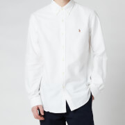 Polo Ralph Lauren Men's Slim Fit Oxford Long Sleeve Shirt - BSR White
