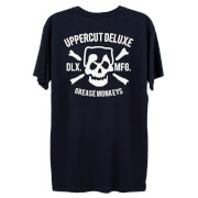 Uppercut Grease Monkey Lives T-Shirt - Navy/White Print
