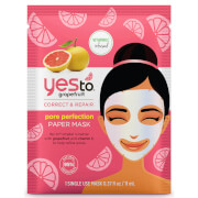 Маска для сияния кожи с экстрактом грейпфрута и витамином С yes to Grapefruit Vitamin C Glow Boosting Paper Mask 20 мл