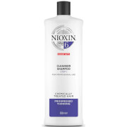 NIOXIN 3-Part System 6 Cleanser Shampoo for Chemically Treated Hair with Progressed Thinning 1000ml