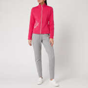 Emporio Armani EA7 Women's Tracksuit With Full Zip Jacket - Pink/Grey