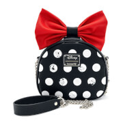 Loungefly Disney Minnie Polka Big Red Bow Crossbody Bag