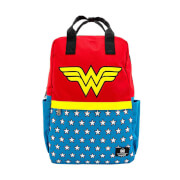 Loungefly DC Comics Dc Wonder Woman Vintage Nylon Square Backpack