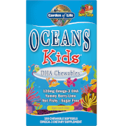 Детские жевательные капсулы Омега-3 со вкусом ягод и лайма Oceans Kids' DHA Chewables Omega-3 Softgels - Berry Lime - 120 капсул