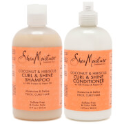 SheaMoisture Shampoo and Conditioner Curly Hair Duo (Worth $39.98)
