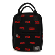 Loungefly Marvel Logo Aop Canvas Mini Backpack