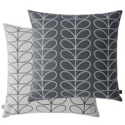 Orla Kiely Small Linear Stem Cushion - Grey