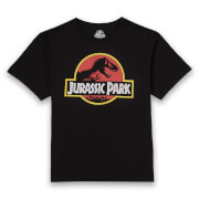 Classic Jurassic Park Logo Men's T-Shirt - Black