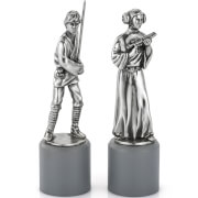 Royal Selangor Star Wars Pewter Chesspieces - Luke and Leia (King/Queen)