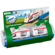 Train de voyageurs et tunnel Brio