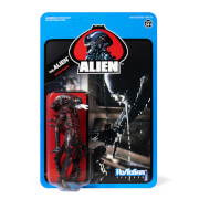 Super7 Alien ReAction Figure - Bloody Alien Open Mouth (Blue Card)