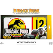 Doctor Collector Jurassic Park Dennis Nedry Licence Plate Replica