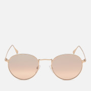 Tom Ford Women's Round Frame Sunglasses - Rose Gold/Green