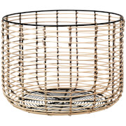 Broste Copenhagen Iron & Cane Basket - Large