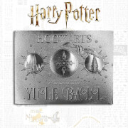 Harry Potter Billet du Bal de Noel plaqué argent 24K Réplique en Édition limitée