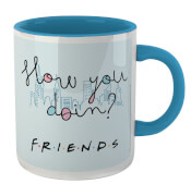 Friends How You Doin Mug - White/Blue