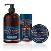 King C. Gillette Bartpflege Set Waschen & Pflegen