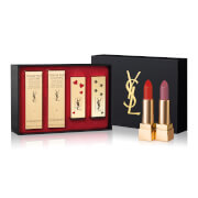 YSL Rouge Pur Couture Lipstick 01 and 09 Heart and Stars Caps Set