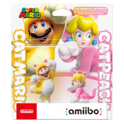 Cat Mario and Cat Peach Double Pack amiibo (Super Mario Collection)
