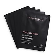 Revolution Skincare Biodegradable Clarifying Niacinamide Sheet Mask (5 Pack)