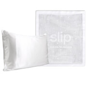 Slip Exclusive Silk White Pillowcase Duo and Delicates Bag (Worth $193.00)