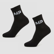 Calcetines clásicos de mujer Essentials de MP (pack de 2) - Negro