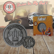 DUST! Fallout Limited Edition Red Rocket Collector's Medallion and Coin Set - Zavvi Exclusive